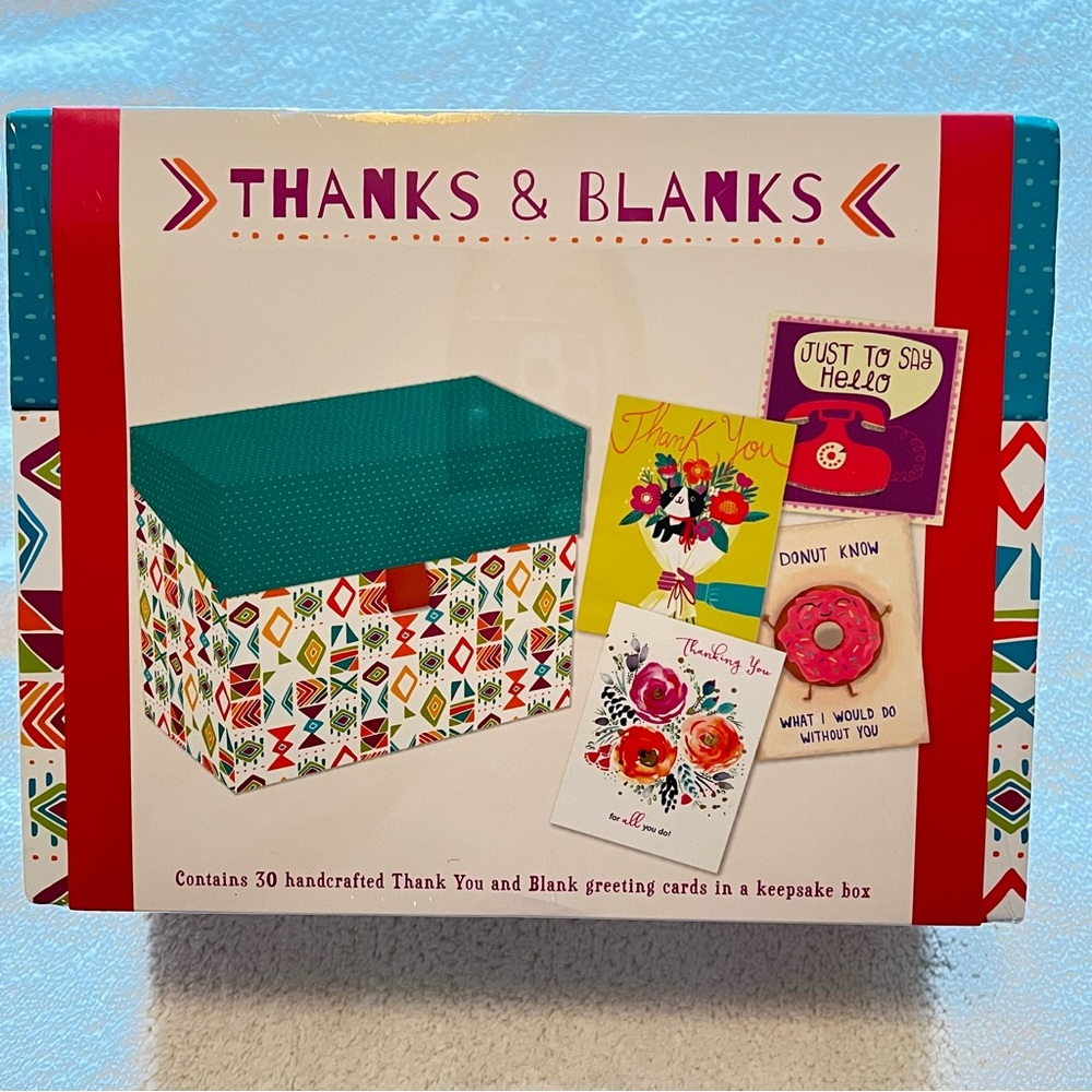 Greeting Card Set with Keepsake Box - Multicolor